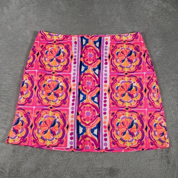 Lilly Pulitzer Pants - Lilly Pulitzer Marigold Skort Womens 0 Pink Mini Pink Fusion 23550 Vacation